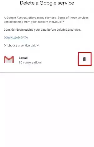 حذف حساب Gmail نهائيا 2021