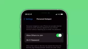 نقطة الاتصال في الايفون لا تعمل ios 15/14/13