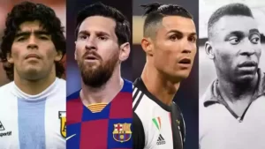 ترتيب اعظم 10 لاعبين في التاريخ
