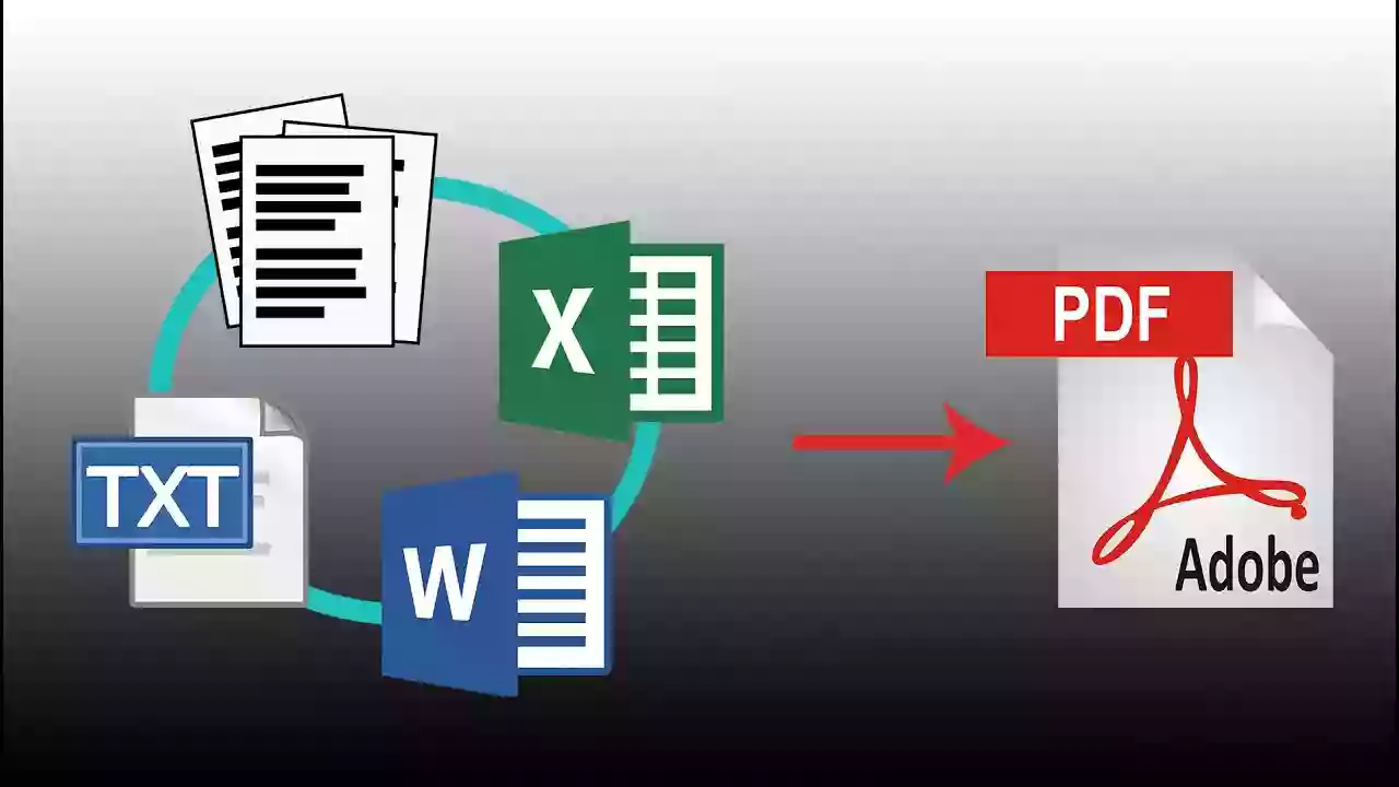 كيفية تحويل أي مستند إلى ملف PDF