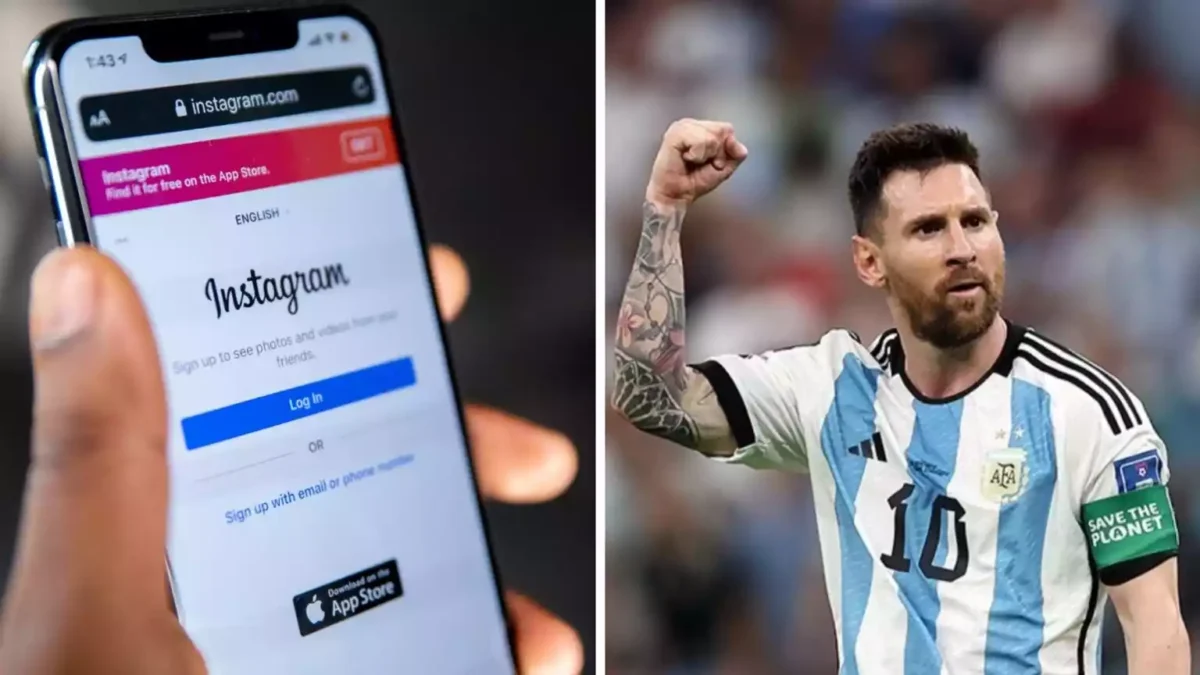 اكثر صورة حصلات على إعجابات في حساب ميسي على إنستغرام