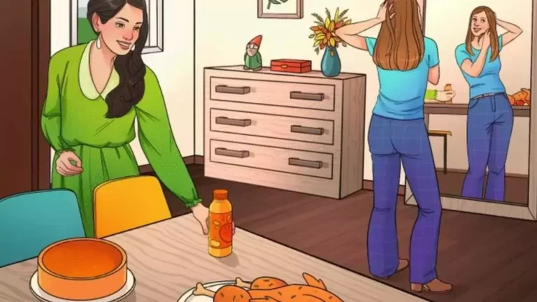 الغاز العقل: هل يمكنك اكتشاف الخطأ في غرفة الطعام خلال 5 ثوان؟
