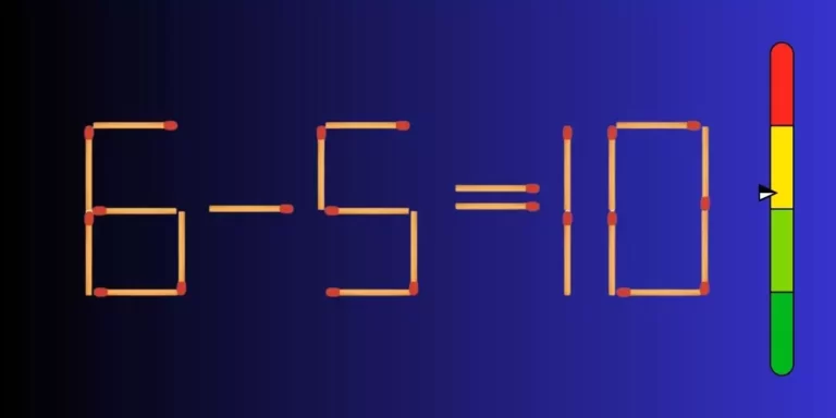 ألعاب التفكير: اختبر معدل ذكائك الرياضي كك وقم بحل هذا التحدي عن طريق تحريك عود واحد! لديك 15 ثانية!