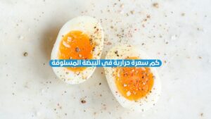 كم سعرة حرارية في البيضة المسلوقة