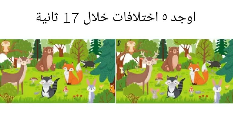 انت والصقر لكم نفس العيون إذا وجدت 5 اختلافات في صورة حديقة الحيوان في 17 ثانية!