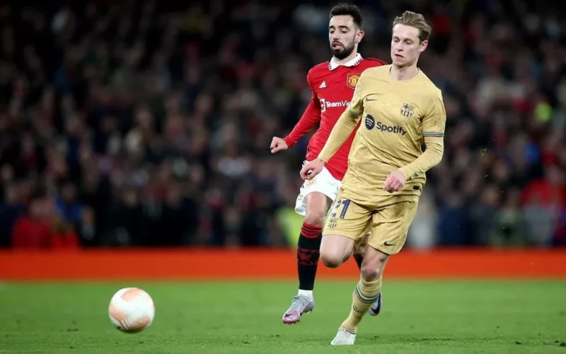 شائعات بانتقال فرينكي دي يونج الى مانشستر يونايتد