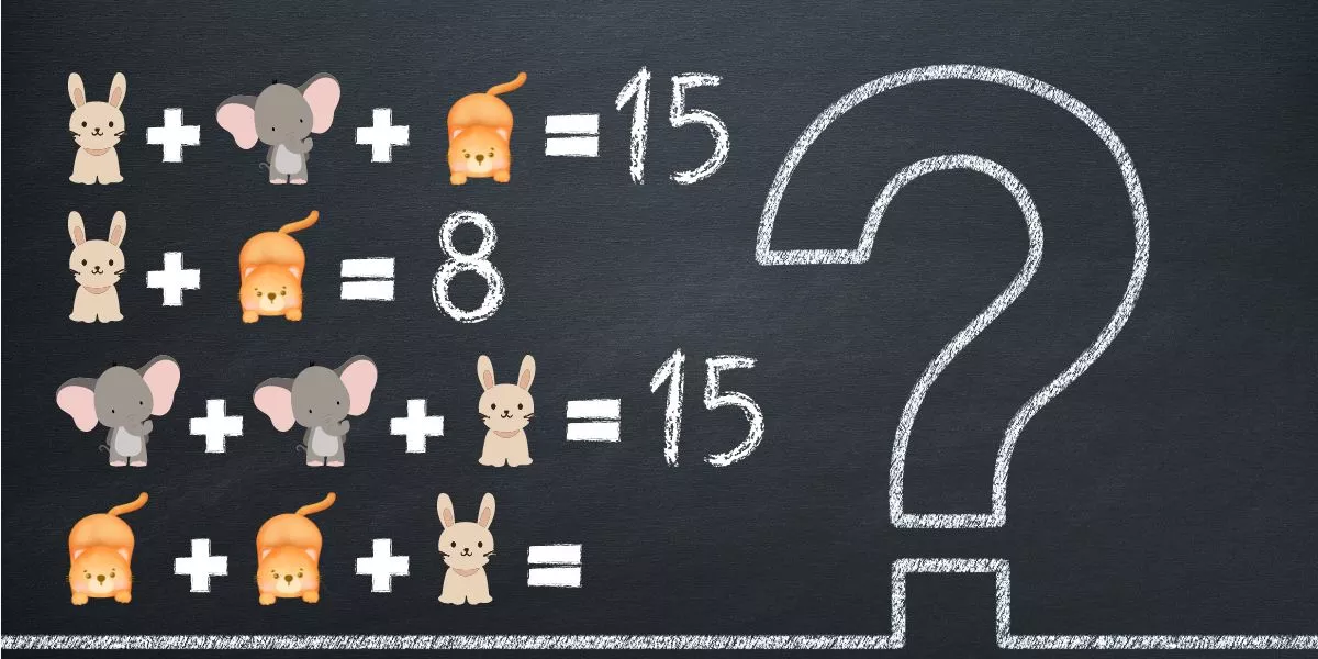 ألعاب العقل: هل يمكنك التغلب على معدل ذكائك وحل المعادلة الأخيرة في 15 ثانية كحد أقصى؟