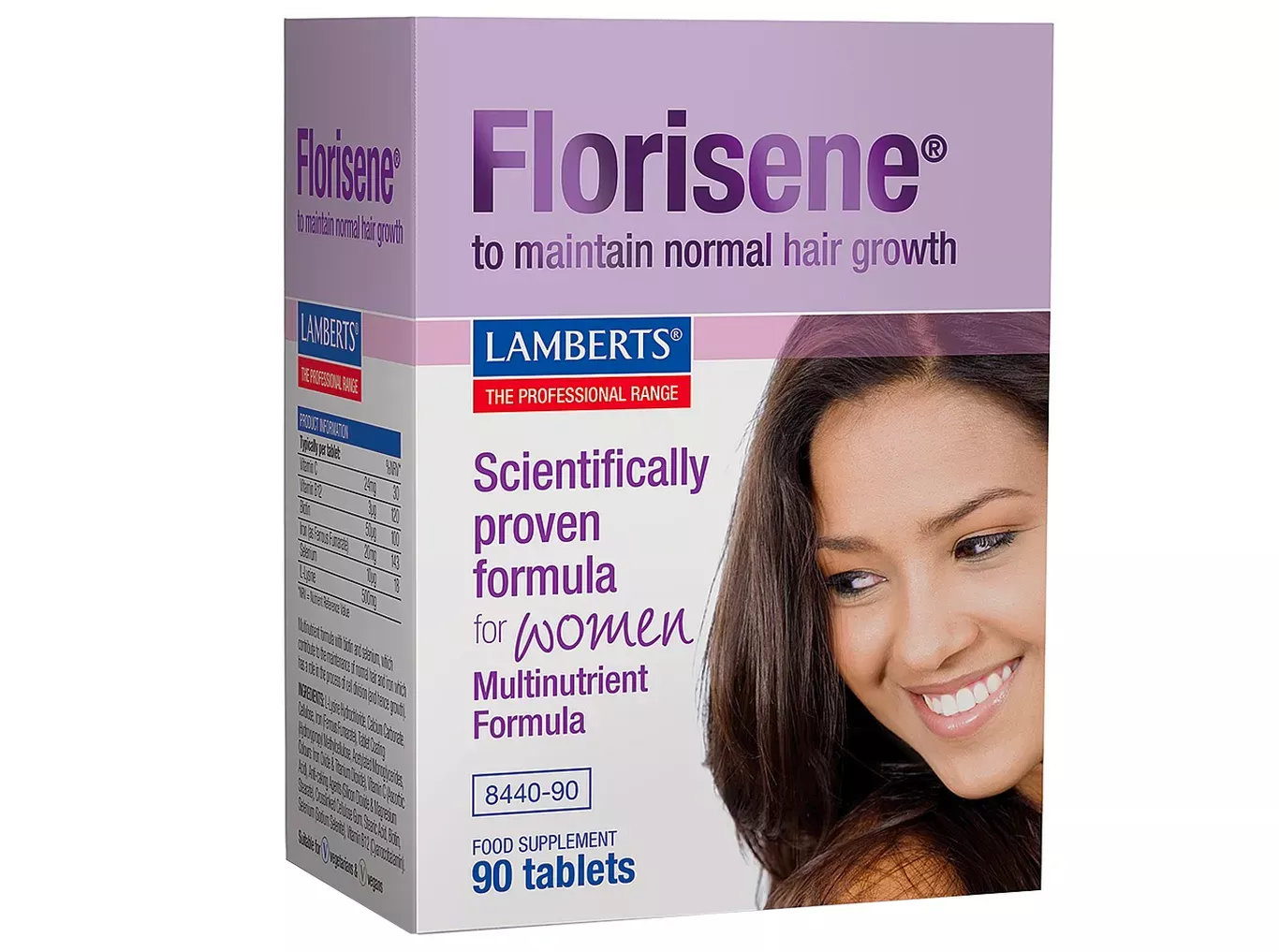 أفضل مكمل لنمو الشعر للنساء اللائي يعانين من نقص الحديد: Lambert's Florisene for Women
