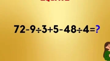 اختبار الذكاء هل انت ذكي بما يكفي لحل المعادلة: 72-9÷3+5-48÷4=؟