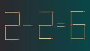 2-2=6 لغز عود الثقاب الذي لا يستطيع حله إلا العقل العبقري | لغز عود الثقاب