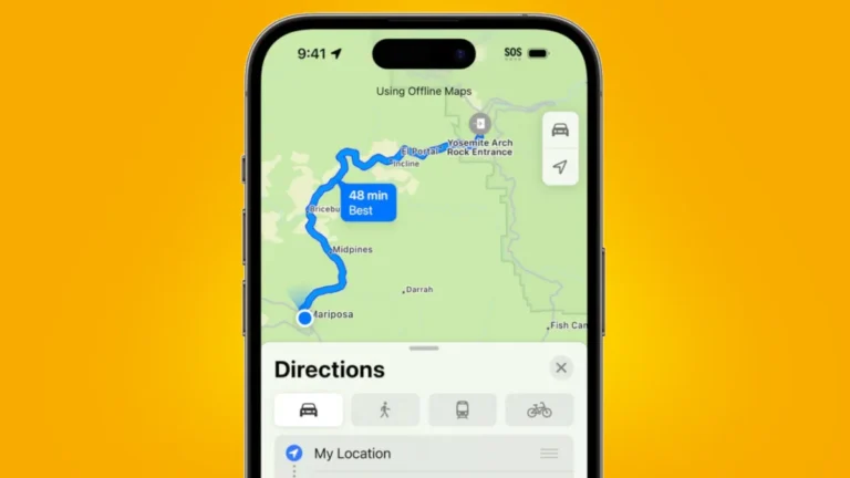 كيفية تنزيل خرائط ابل للاستخدام بدون انترنت في iOS 17