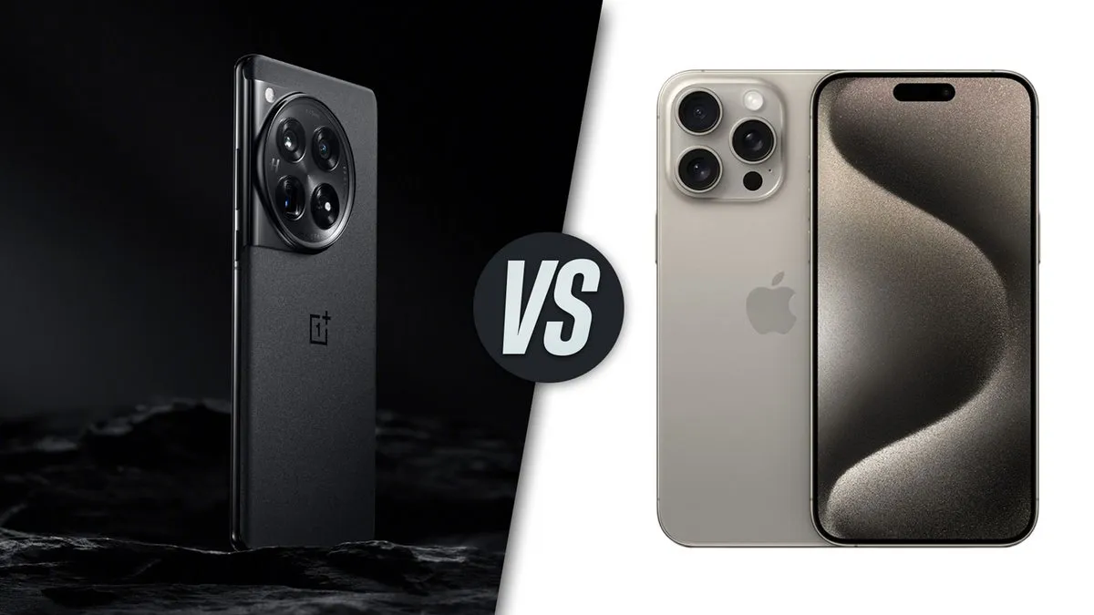 مقارنة OnePlus 12 vs iPhone 15 Pro Max: ايهما يستحق الشراء؟