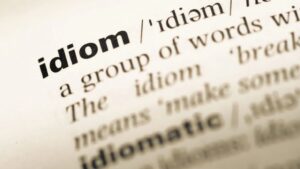 English idioms