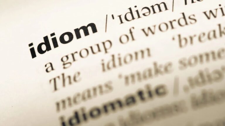 English idioms