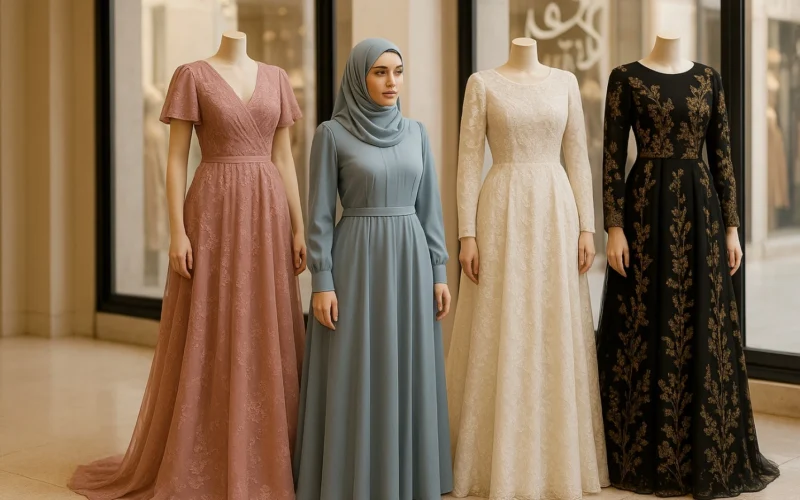 فساتين نسائية وفساتين محجبات: أناقة تعكس شخصيتكِ في كل مناسبة