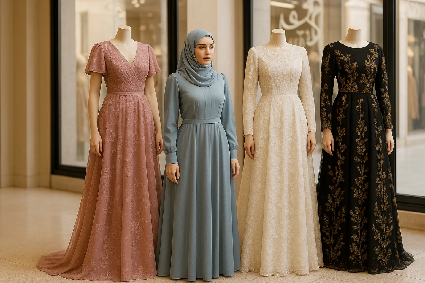 فساتين نسائية وفساتين محجبات: أناقة تعكس شخصيتكِ في كل مناسبة