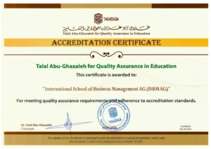 الجامعة السويسرية الدولية (SIU) تحصل على اعتماد المنظمة العربية لضمان الجودة في التعليم (AROQA) عبر هيئة TAG‑EDUQA بقيادة الدكتور طلال أبوغزالة