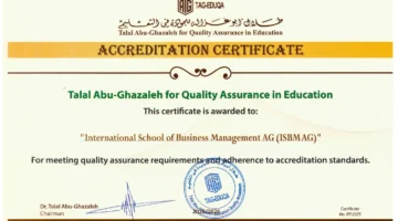 الجامعة السويسرية الدولية (SIU) تحصل على اعتماد المنظمة العربية لضمان الجودة في التعليم (AROQA) عبر هيئة TAG‑EDUQA بقيادة الدكتور طلال أبوغزالة