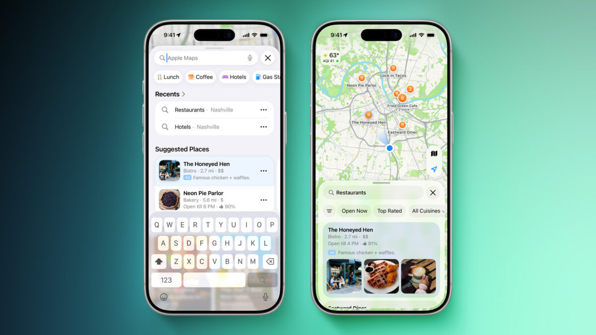أبل تمهد لإعلانات خرائطها بتحديث iOS 26.5