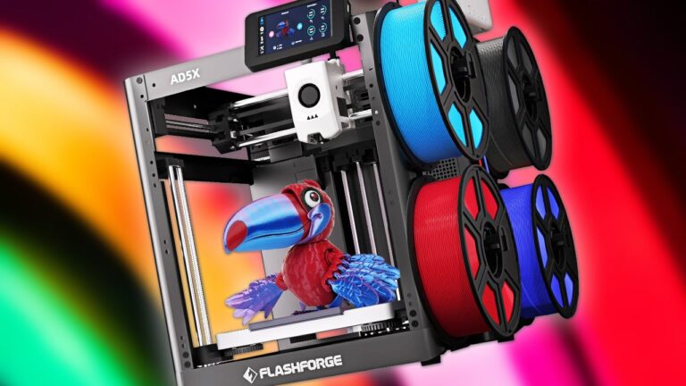 ثورة في عالم الطباعة ثلاثية الأبعاد: FlashForge AD5X بسعر لا يصدق