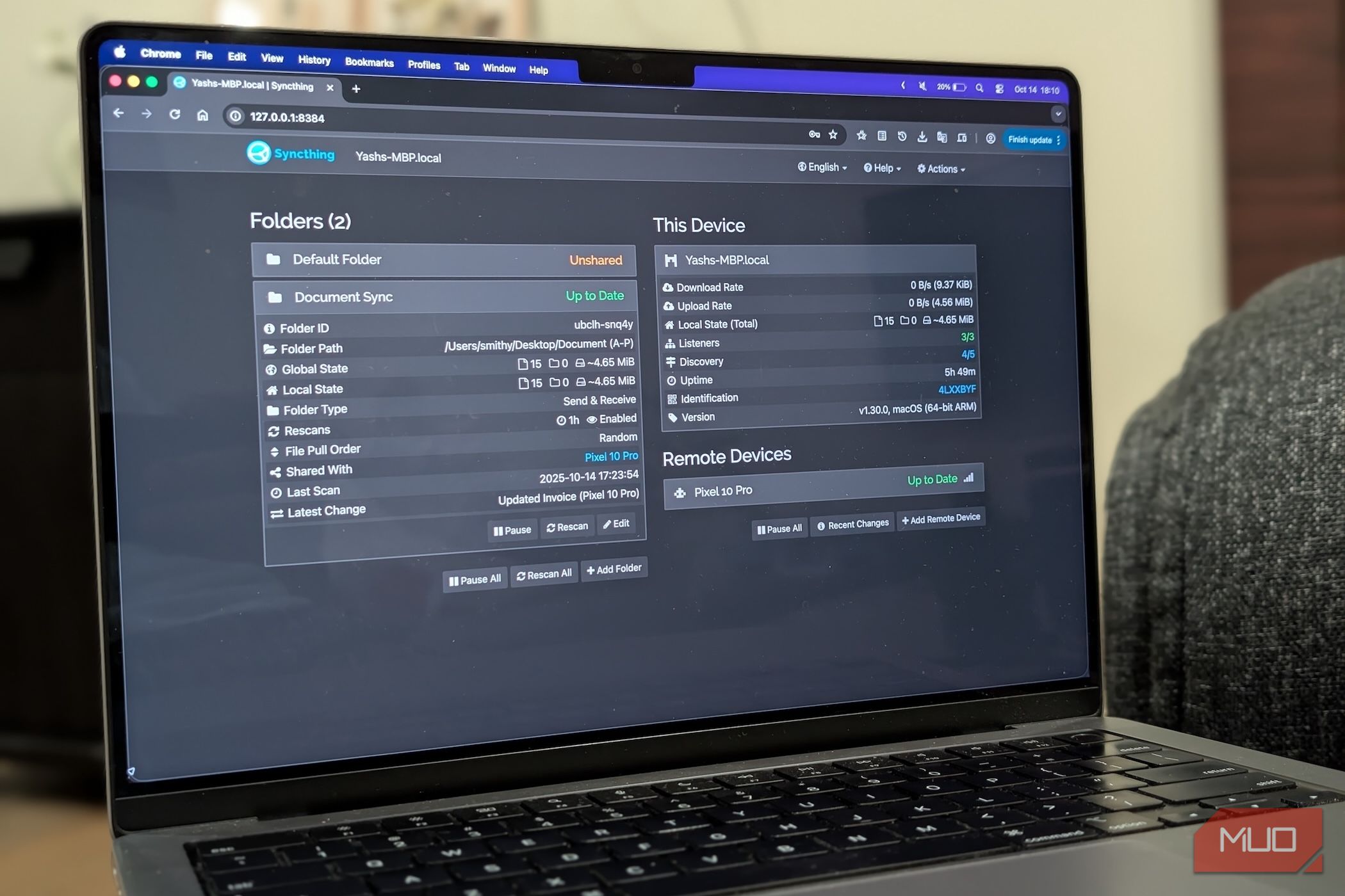 مزامنة الملفات بدون سحابة: Syncthing كبديل آمن وفعال